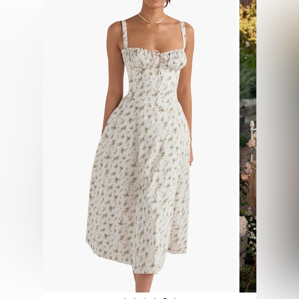 House of CB floral midi dress